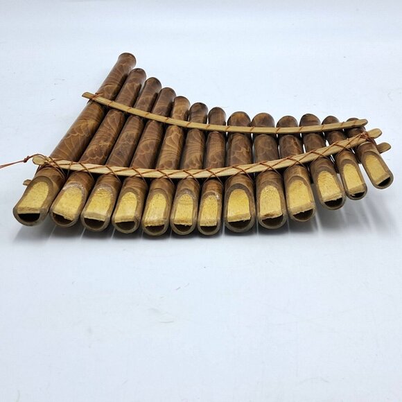Bamboo Handflute Pan Pipes-Hand Made - Picture 4 of 9